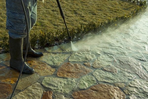 Stone Power Washing in Lafayette