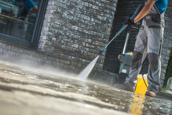 Storefront Pressure Washing in Lafayette