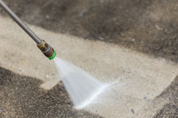 Garage Floor Power Washing in Lafayette