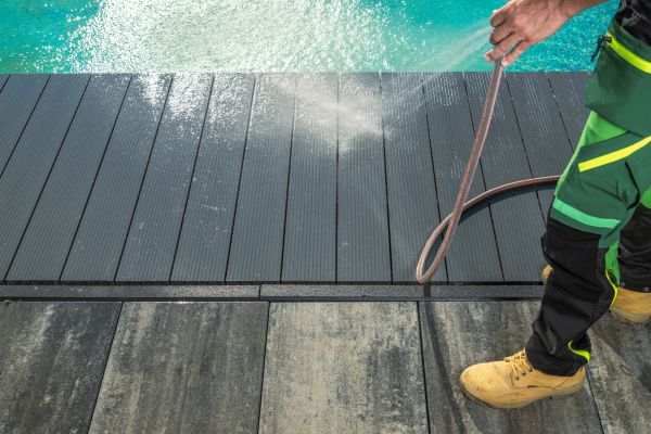 Pool Area Pressure Cleaning in Lafayette
