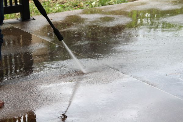 Concrete Deck Cleaning in Lafayette