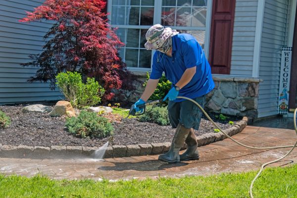 Brick Walkway Cleaning in Lafayette